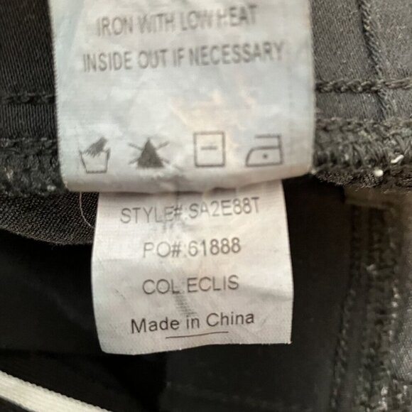 Level 99 Black/White Pull on Trouser Pants Size XS - Picture 6 of 7